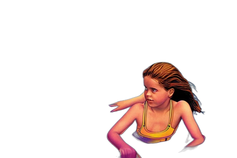 hair, comic book art, concept art, pixel art transparent PNG cut-out