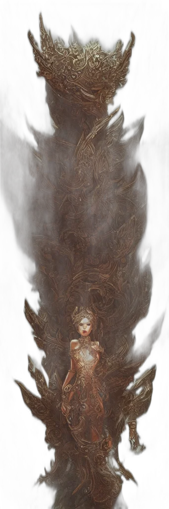 mask, dragon, creature, dress transparent PNG cut-out