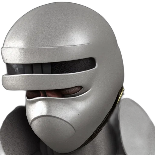 robot, mask, face, 3d render transparent PNG cut-out