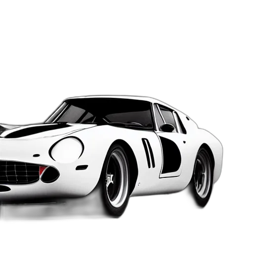 car, animal, 3d render, photorealistic transparent PNG cut-out