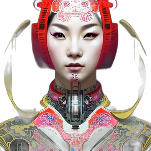 robot, face, mask, concept art transparent PNG cut-out