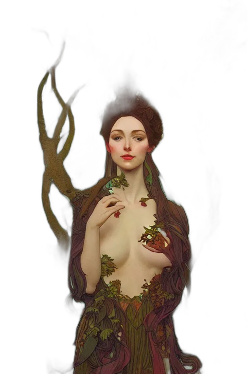 dress, crown, jewelry, creature transparent PNG cut-out