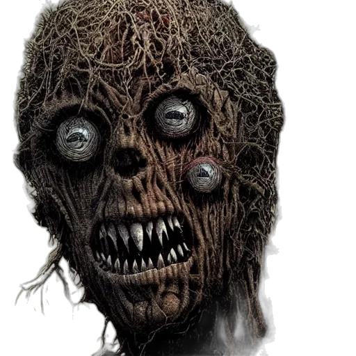 mask, face, creature, hair transparent PNG cut-out