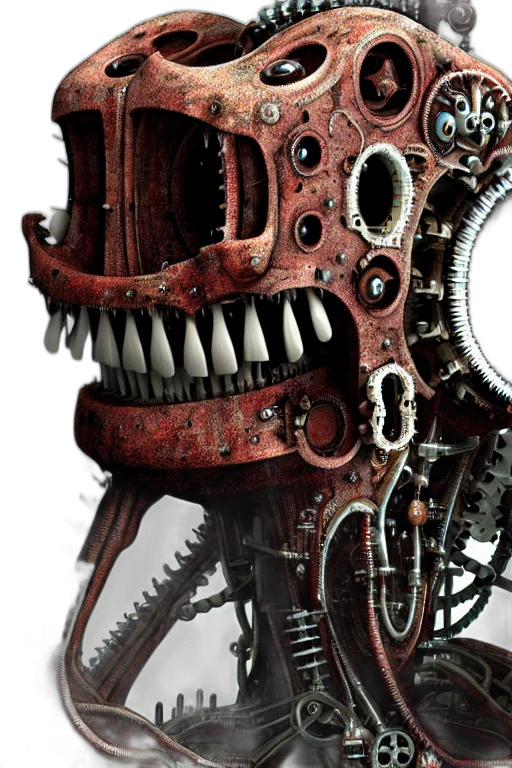 robot, mask, face, creature transparent PNG cut-out