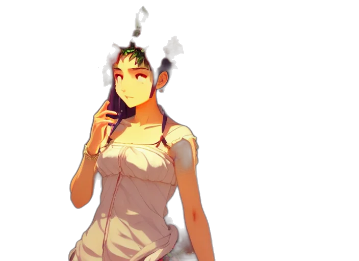 dress, staff, crown, hat transparent PNG cut-out