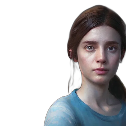 face, concept art, photorealistic, fantasy art transparent PNG cut-out