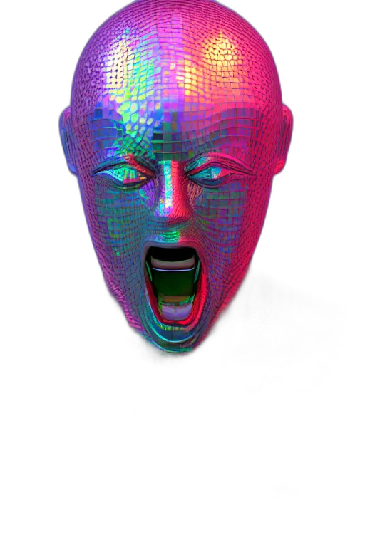 mask, face, creature, robot transparent PNG cut-out