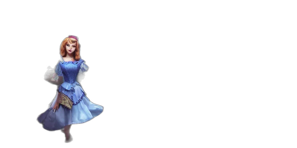 dress, crown, 3d render, concept art transparent PNG cut-out
