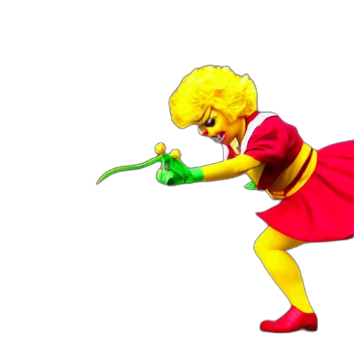 staff, weapon, flower, dress transparent PNG cut-out