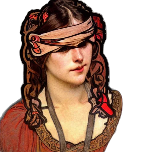 face, mask, crown, jewelry transparent PNG cut-out