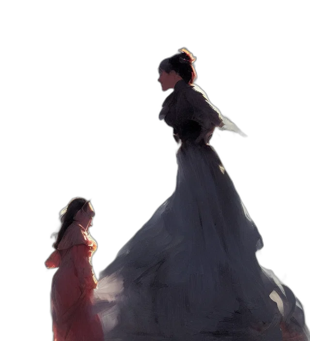 dress, crown, umbrella, concept art transparent PNG cut-out