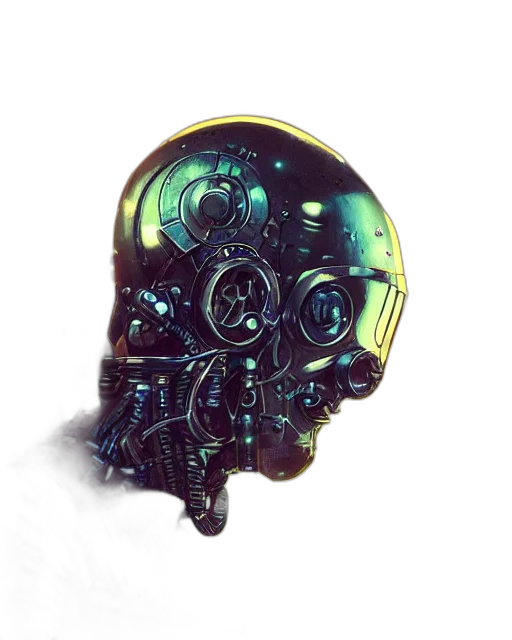 robot, mask, face, jewelry transparent PNG cut-out