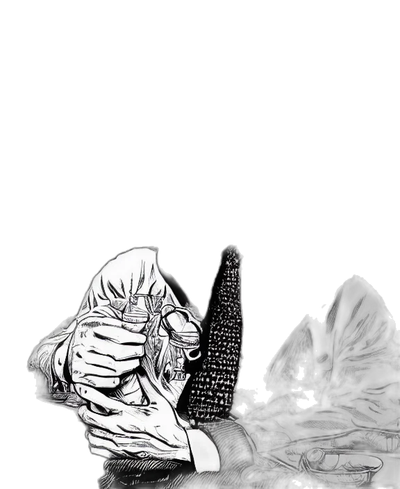 creature, dragon, sword, shoes transparent PNG cut-out