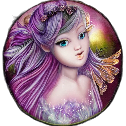 jewelry, fantasy art, photorealistic, oil painting transparent PNG cut-out