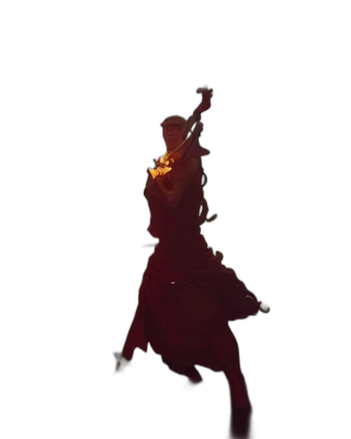 staff, sword, dress, dragon transparent PNG cut-out
