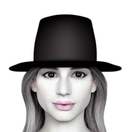hat, face, mask, photorealistic transparent PNG cut-out