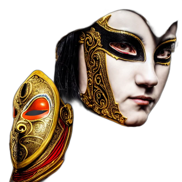 mask, face, jewelry, crown transparent PNG cut-out