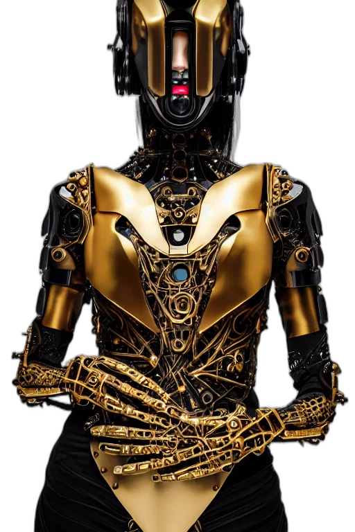 robot, cyberpunk, concept art, 3d render transparent PNG cut-out