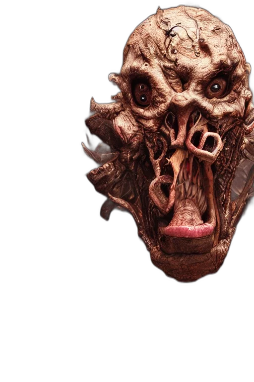 mask, dragon, creature, face transparent PNG cut-out