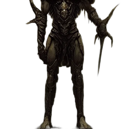 creature, staff, mask, dragon transparent PNG cut-out