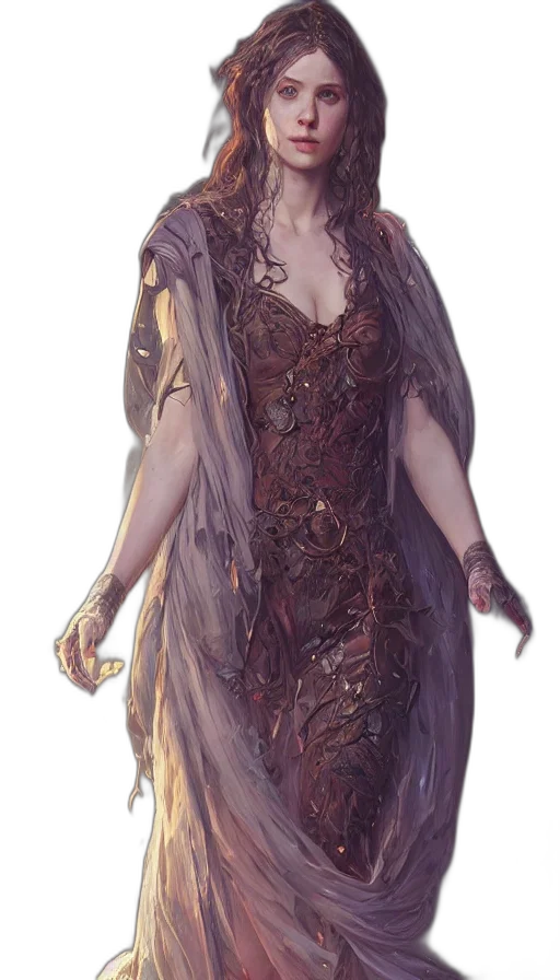 dress, dragon, fantasy art, concept art transparent PNG cut-out