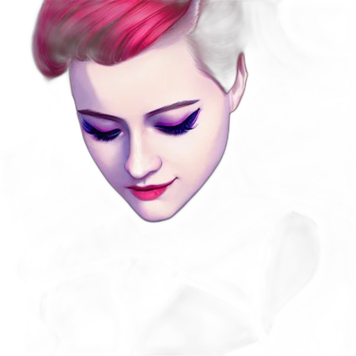 face, mask, crown, hair transparent PNG cut-out