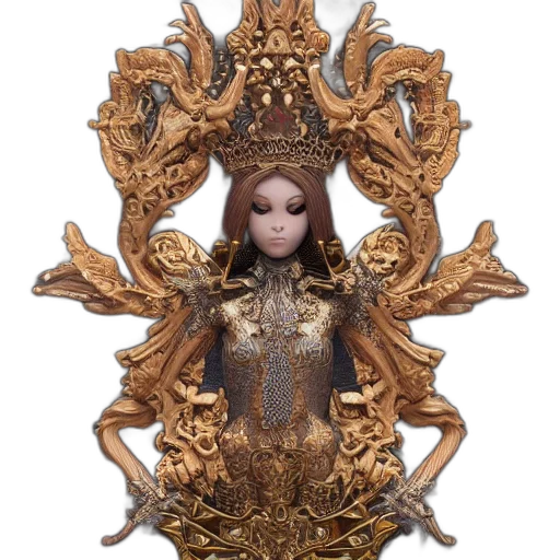 crown, jewelry, 3d render, concept art transparent PNG cut-out