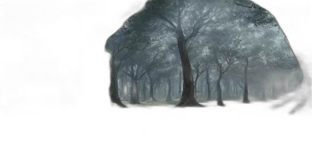 tree, dress, umbrella, creature transparent PNG cut-out