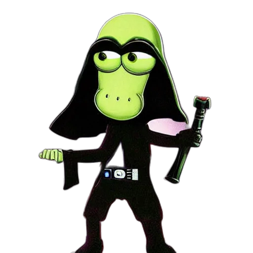 staff, weapon, creature, cartoon transparent PNG cut-out