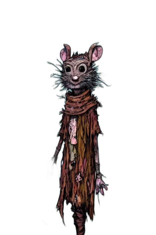 creature, staff, mask, animal transparent PNG cut-out