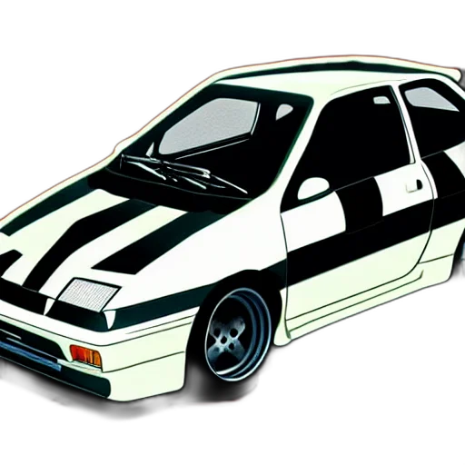 car, concept art, photorealistic, pixel art transparent PNG cut-out
