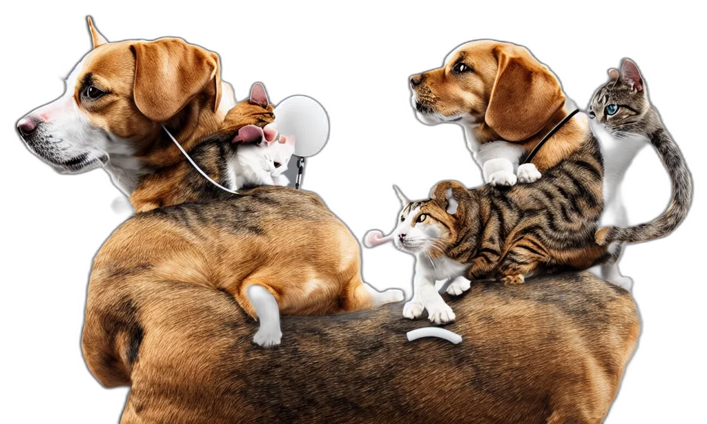 animal, photorealistic, concept art, watercolor transparent PNG cut-out