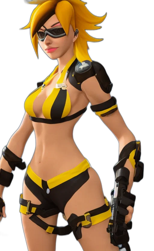 robot, 3d render, concept art, cyberpunk transparent PNG cut-out