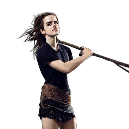 staff, hair, sword, weapon transparent PNG cut-out