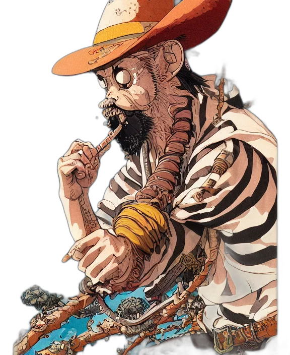 staff, hat, weapon, jewelry transparent PNG cut-out