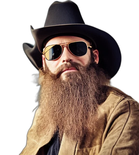 hat, hair, jacket, photorealistic transparent PNG cut-out