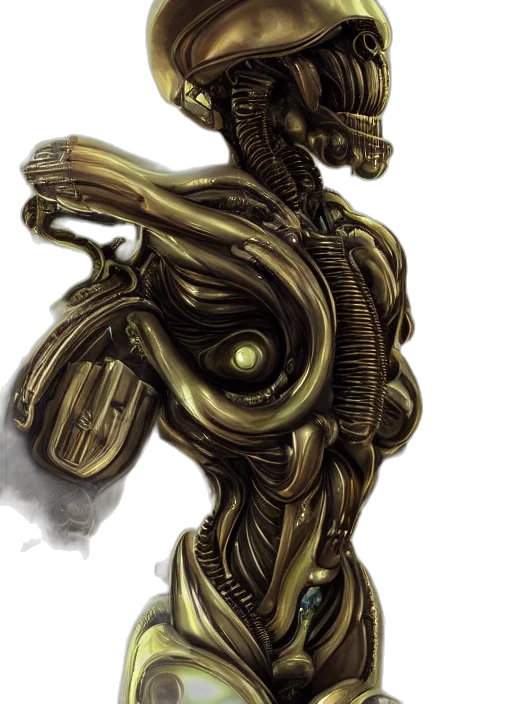 robot, creature, mask, concept art transparent PNG cut-out