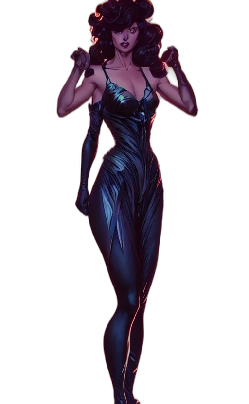 dress, staff, concept art, fantasy art transparent PNG cut-out