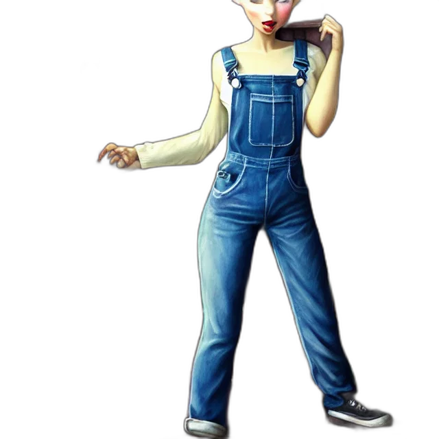 dress, staff, robot, jacket transparent PNG cut-out