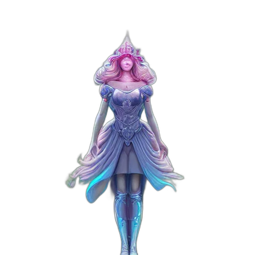 dress, staff, concept art, 3d render transparent PNG cut-out