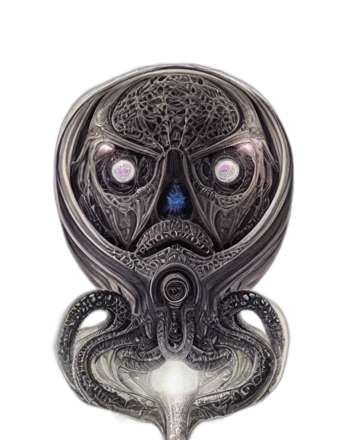 mask, jewelry, face, creature transparent PNG cut-out