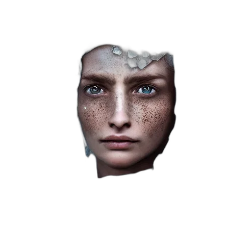 face, mask, robot, crown transparent PNG cut-out