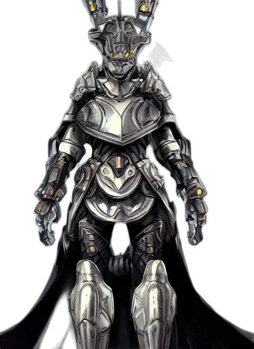 robot, concept art, fantasy art, comic book art transparent PNG cut-out