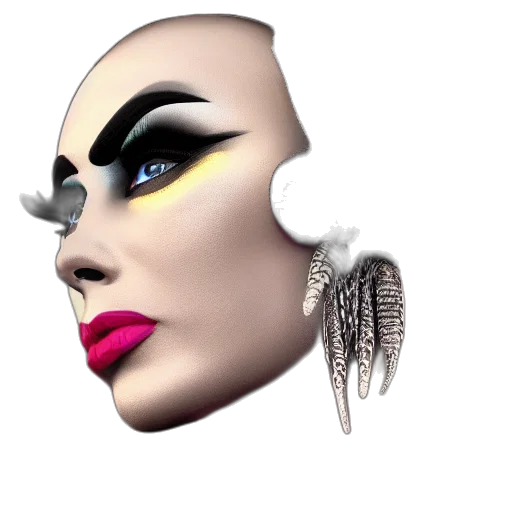 jewelry, mask, crown, face transparent PNG cut-out