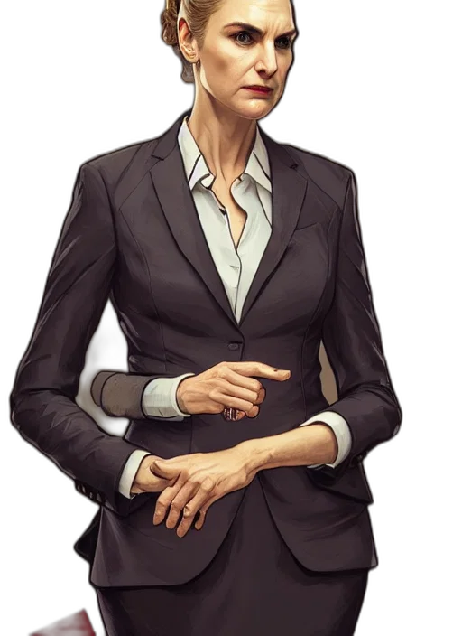 staff, jacket, face, jewelry transparent PNG cut-out
