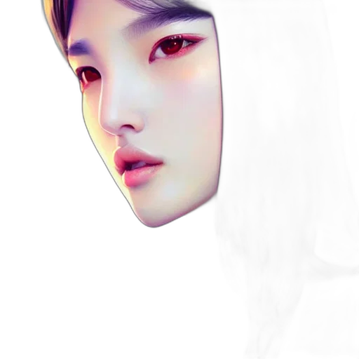 face, mask, robot, creature transparent PNG cut-out