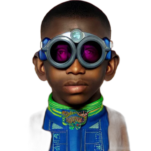 robot, face, staff, jewelry transparent PNG cut-out
