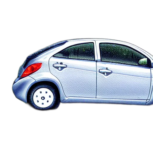 car, photorealistic, 3d render, concept art transparent PNG cut-out