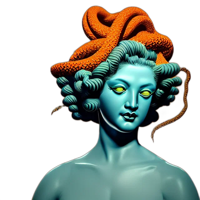 crown, mask, hair, face transparent PNG cut-out