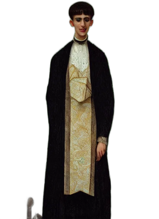 dress, staff, jacket, dark transparent PNG cut-out